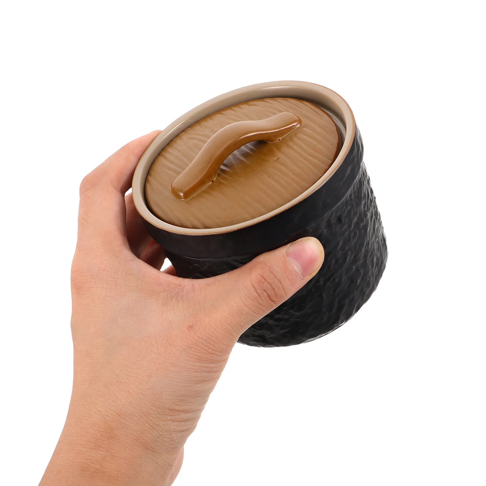 

Ceramic Stew Pot Lid Porcelain Soup Bowl 300ml Steaming Cup Porcelain Cooking Pot Chinese Casserole Nutrient Retention