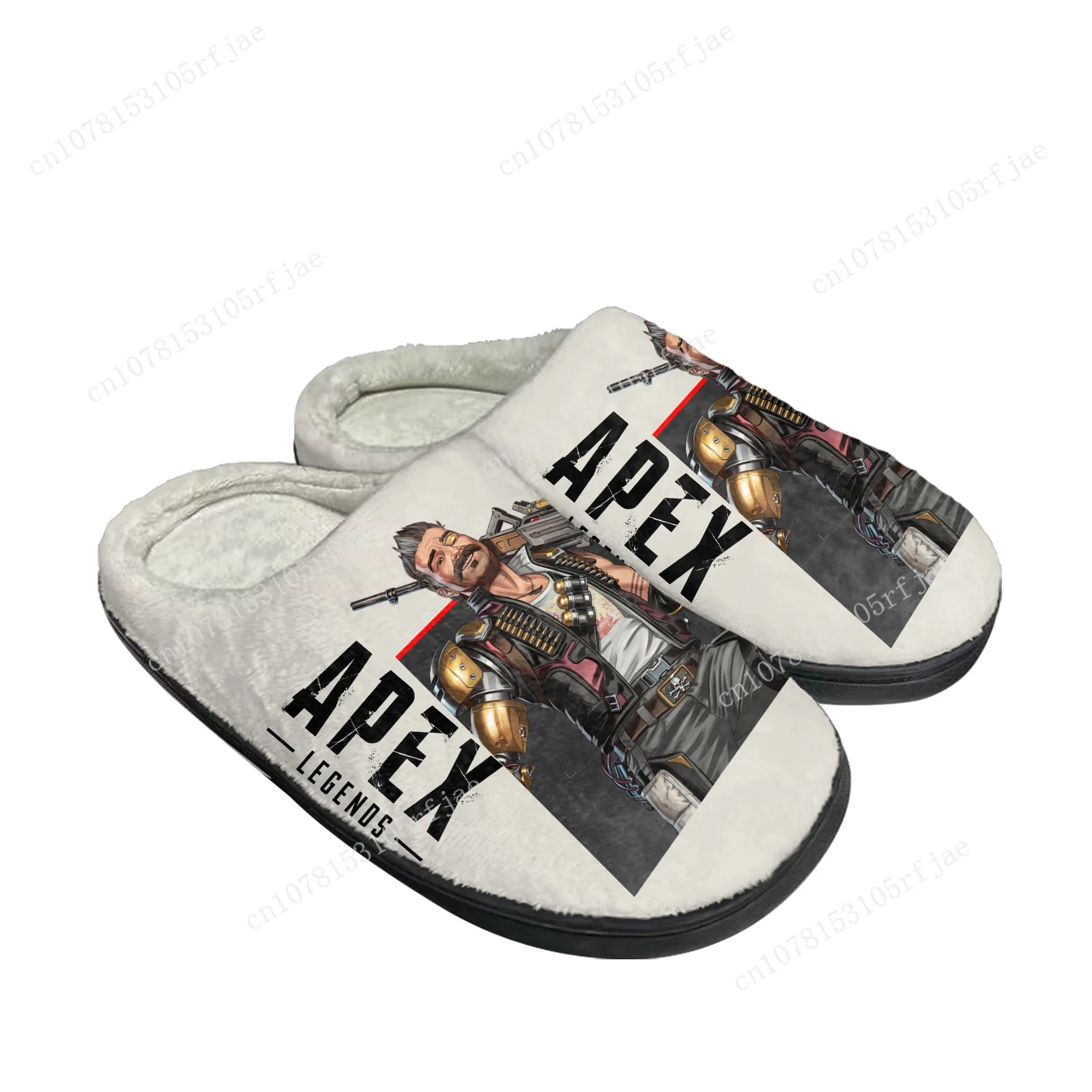 

Apex Legends Fuse Home Cotton Slippers Hot Cartoon Game Mens Womens Plush Bedroom Casual Keep Warm Shoes Tailor Made Slipper