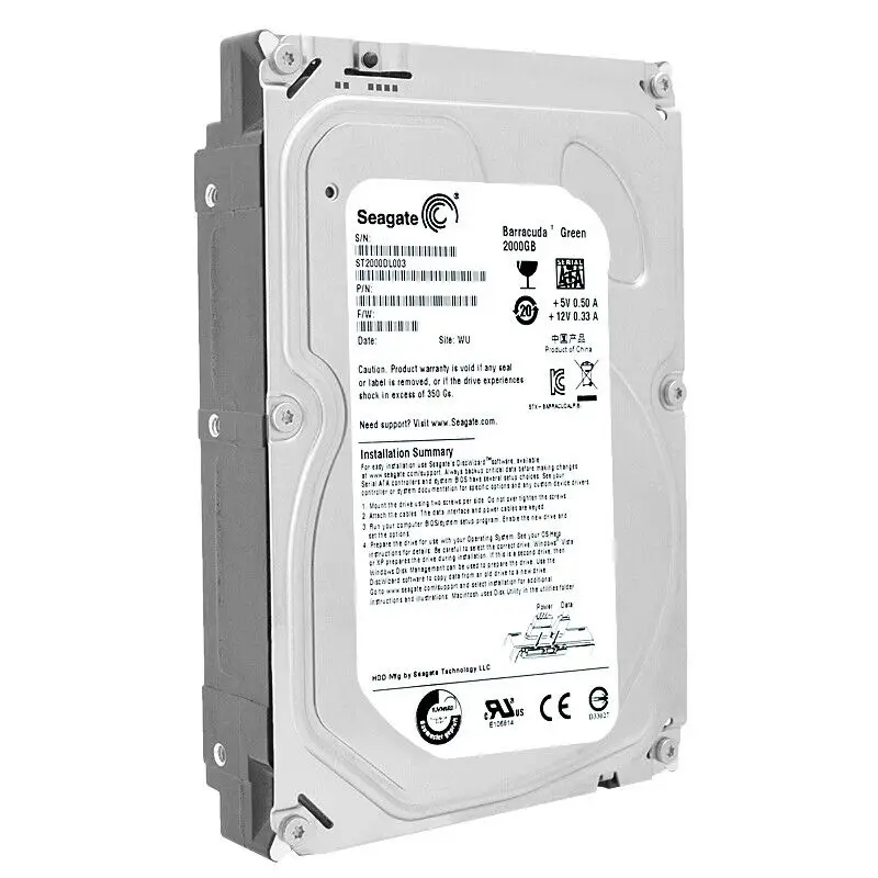 Seagate 2 TB ST2000DL003 5900 U/min 64 MB Sata III 3,5 Zoll Festplatte-