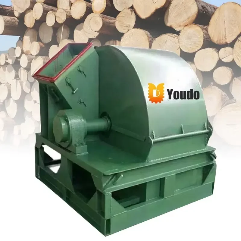 Factory Price 1 - 20 TON/H Electric / Diesel Engine Disk Wood Chipper Crusher Machine for Sawdust Machine Wood Pellet Press