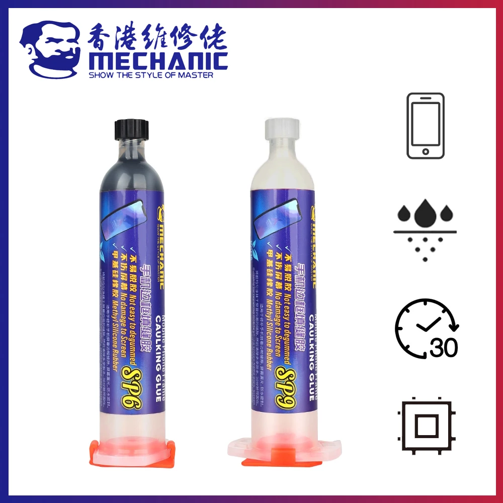 MECHANIC 30ml SP Series Mobile Phone LCD Cracked Curved Touch Screen Repair Adhesive Liquid Frame Caulking Glue For Huawei OPPO