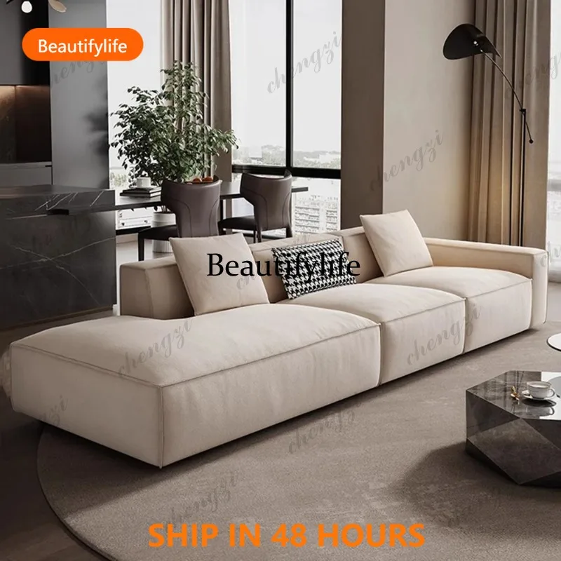 

03 A68 Minimalist Luxury Living Room Sofas Italian Leather Elegant Lounge Sofas Family Waterproof Muebles Para El Hogar Furnitur