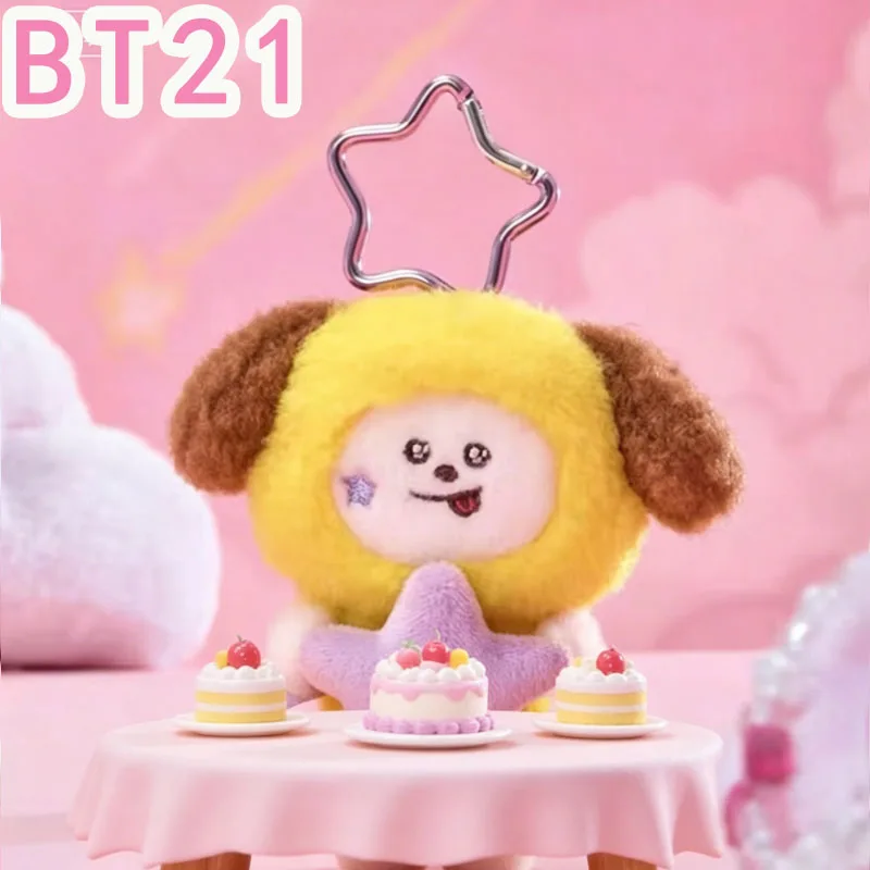 2026 KPOP bt21 Travel Series plush doll keychain bag hanger pendant cute girl doll decoration gift fan group purchase gift - view 6