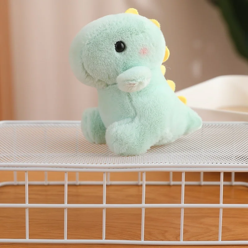 13cm muñeco de dinosaurio de peluche juguetes colgante lindo llavero de felpa bolso colgante regalos de navidad
