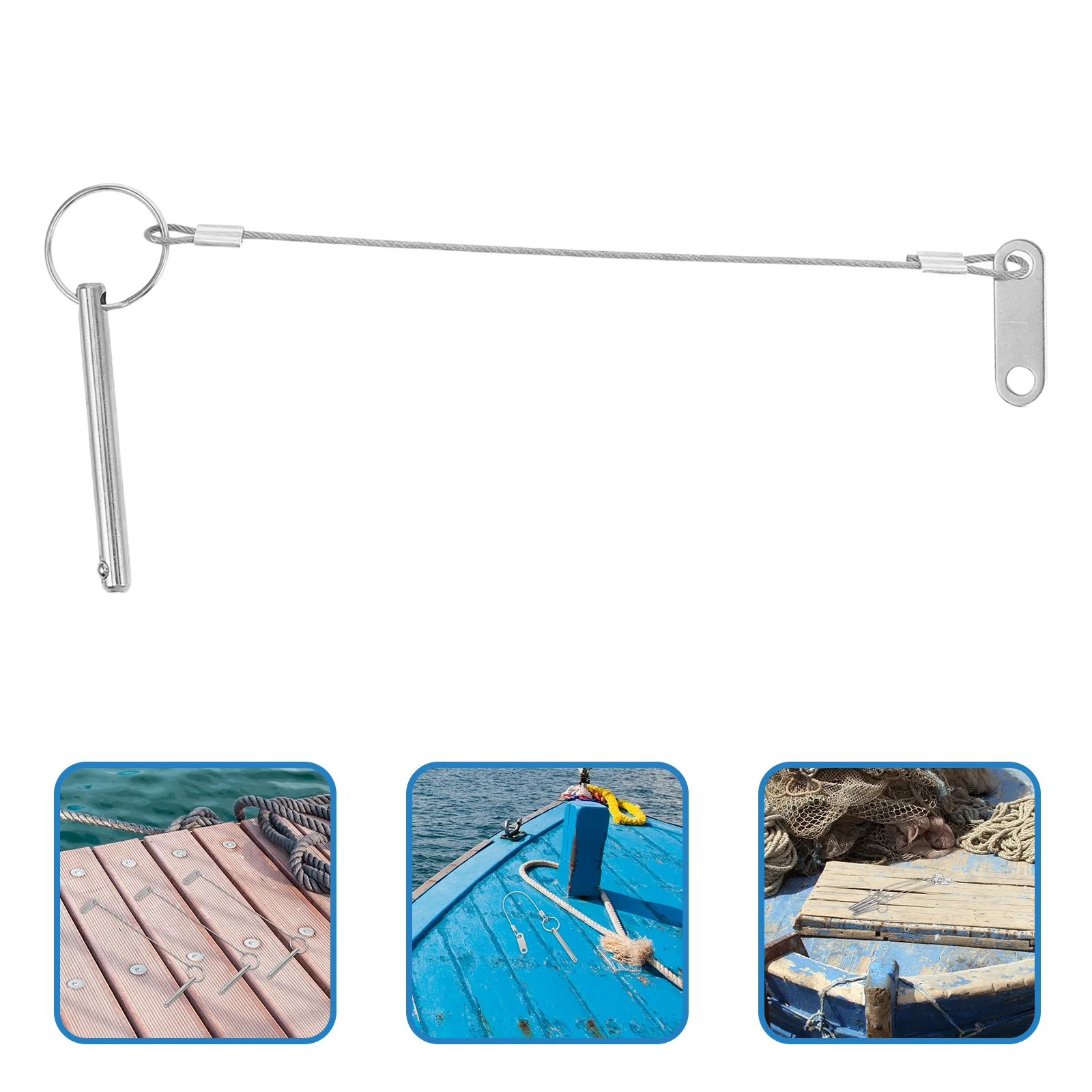 

4Pcs Quick Release Ball Bearing Pins Spring Loaded Safety Lock Pins Marine Hardware Automatic Reset Boat Bimini Top Positioning