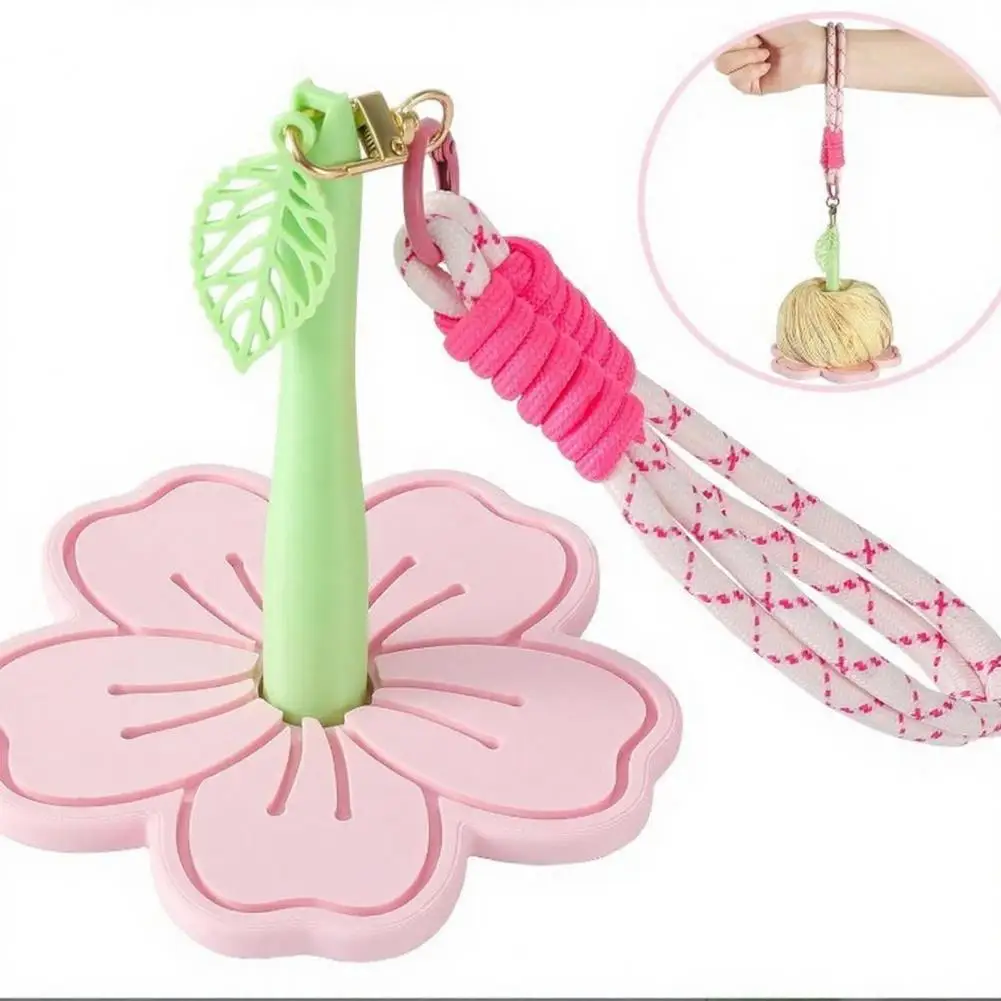 

Crochet Yarn Holder 3d Printed Sakura Flower Wrist Yarn Holder Knitting Yarn Ball Spinner Dispenser Crocheting Accessories