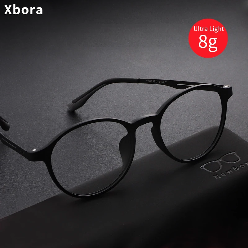 

Xbora Round TR Titanium Frame Ultra Light Flexible Men's Eyewear Retro Classic Optical Prescription Glasses for Women 2013