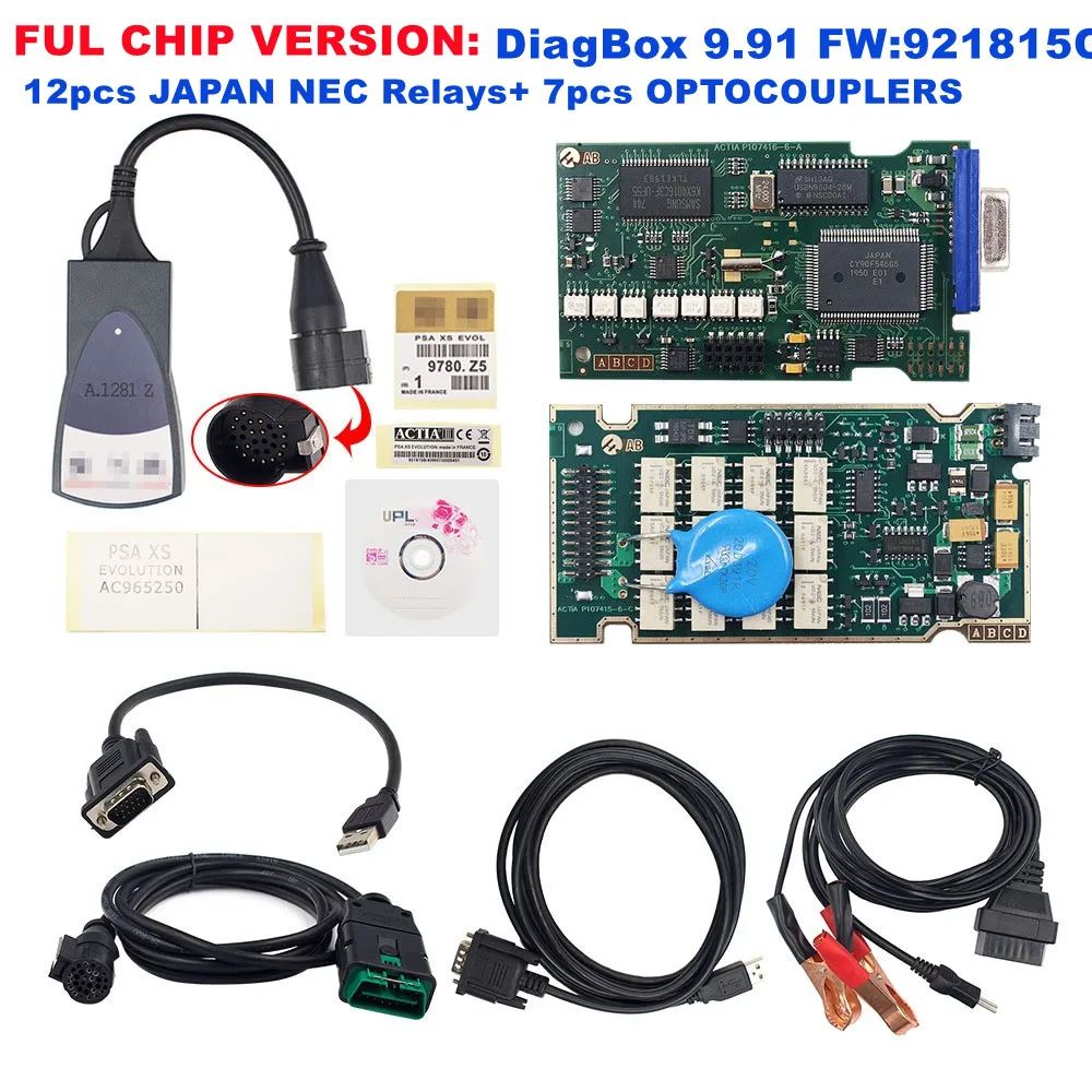 Lexia3 Full Chip Diagbox V9.91 PP2000 Full Chip Version Citroen  Diagnosis