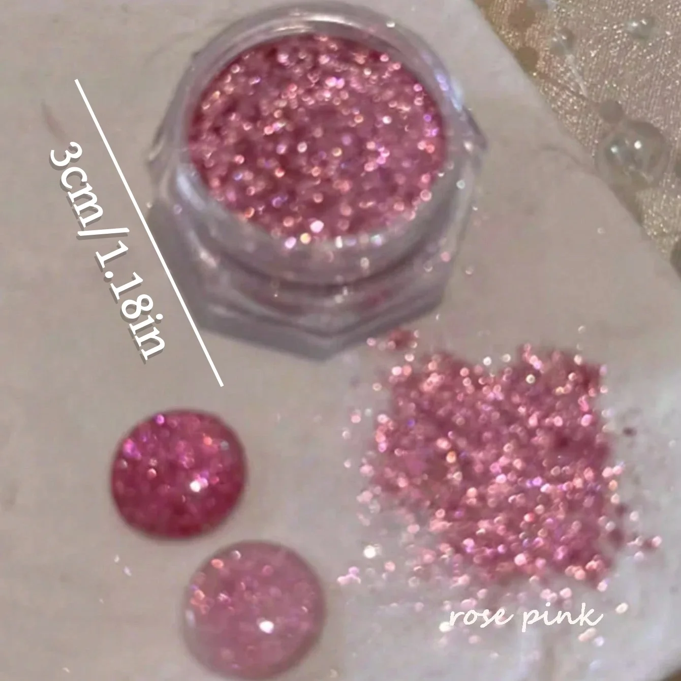 海塩クリスタルダイヤモンドネイルパウダー、超微細グリッターシュガーネイルパウダー、DIYネイルアート、スノーフレークデザイン