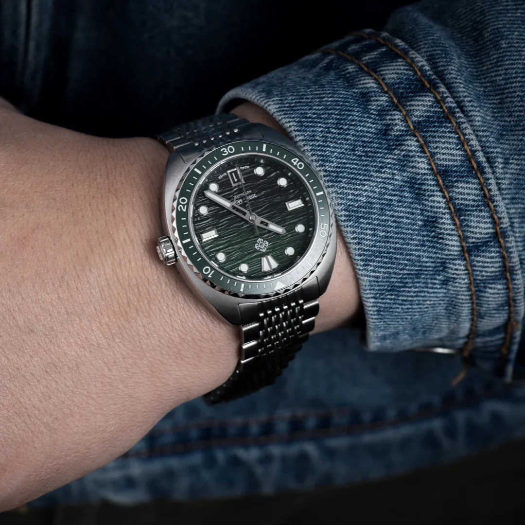 2025 جديد IXDAO IPOSE ريترو النمط الصيني ساعة ميكانيكية أوتوماتيكية للرجال 39.5 مللي متر الياقوت الكريستال مضيئة الفولاذ المقاوم للصدأ BWG-9