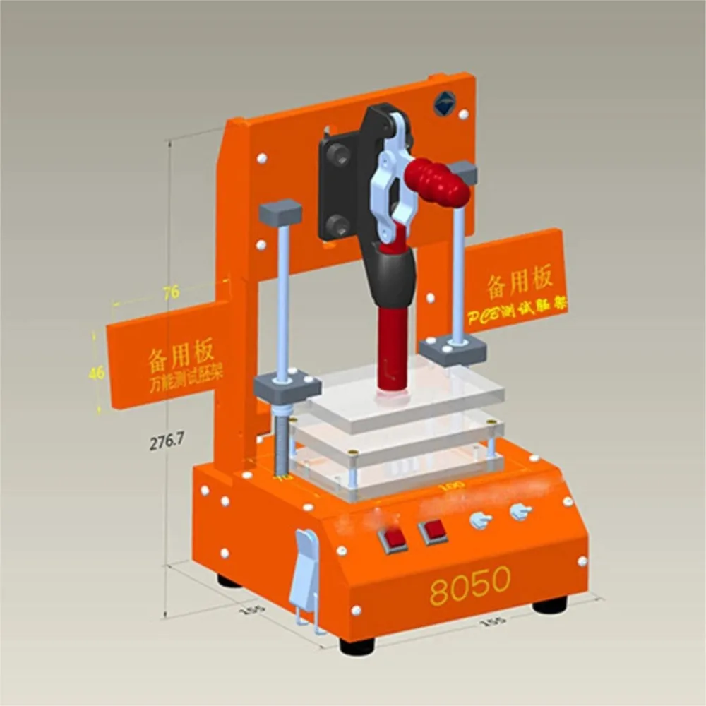 PCB Testing Jig PCBA Test Fixture Tool Universal Test Frame Bakelite Fixture Testing Rack Circuit Board Test Fixture Pin Plate