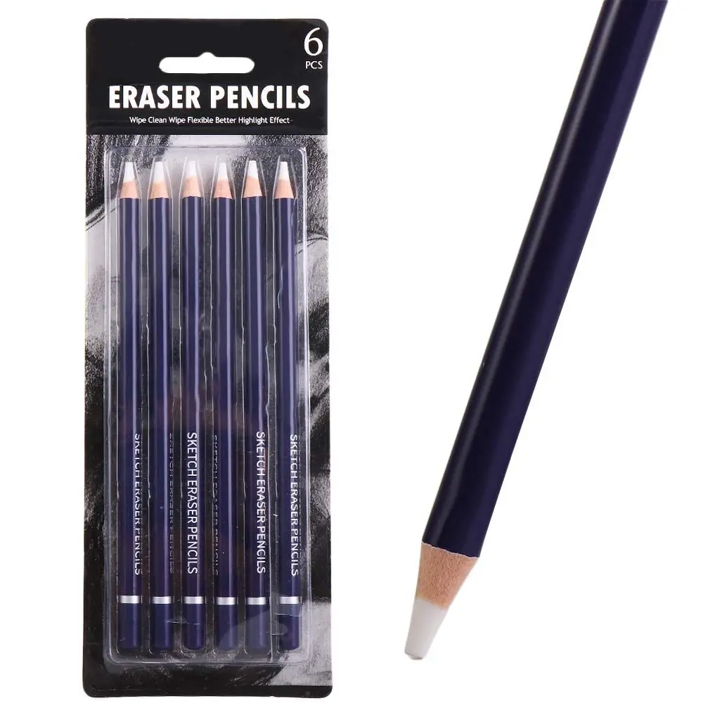 Manga Art Supply Home for Artist Painting Beginners Sketch Pencils Artist Eraser Pencils Eraser Pencils Pen Shape Erasers