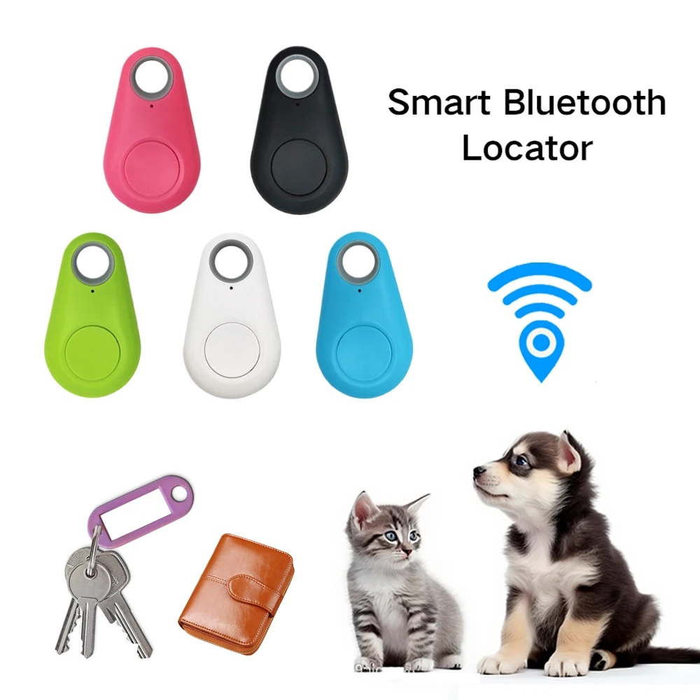 New Smart Bluetooth Finder Locator Tracker Child Tracking Device Pet Keychain Wallet Luggage Anti-Lost Pet Tracker GPS