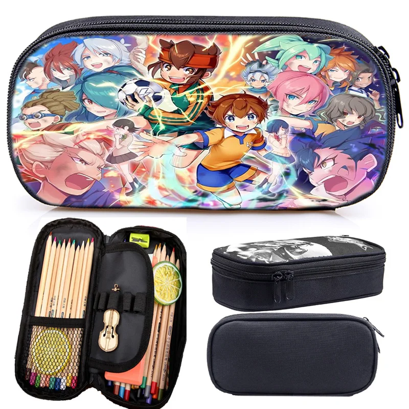 

Inazuma Eleven Go Galaxy детский чехол для ручки на молнии детская многофункциональная сумка для канцелярских принадлежностей детский пенал аниме коробка для канцелярских принадлежностей