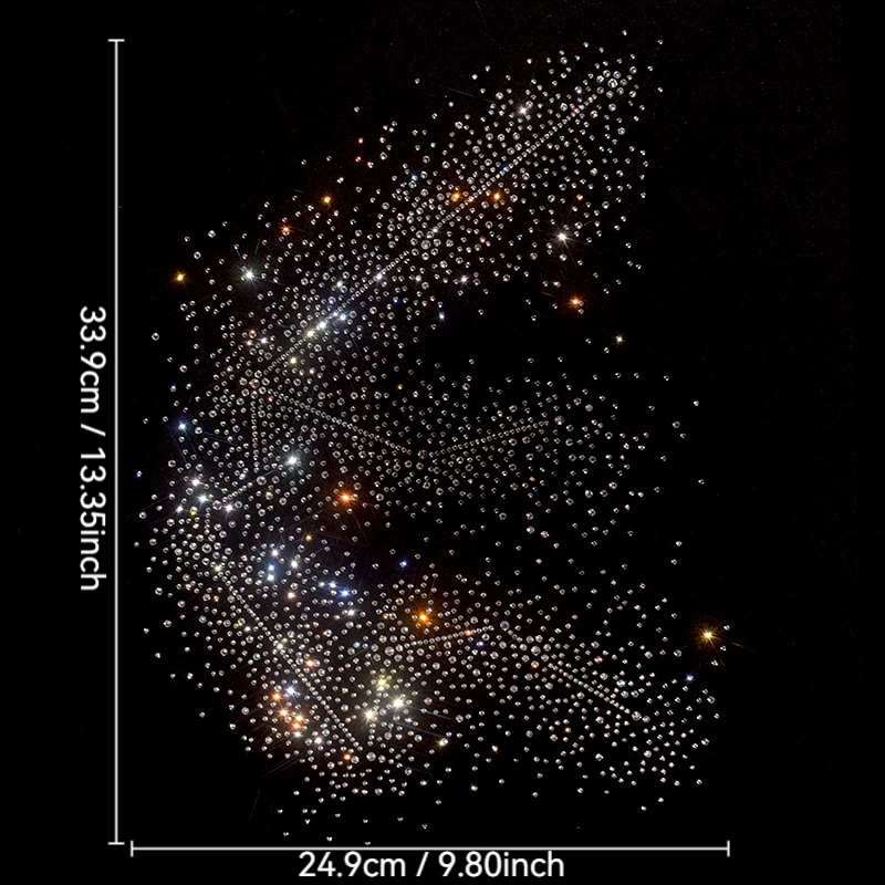 

Галактика Алмаз Горный Хрусталь Блестки DIY Одежда Футболка Декоративная Нашивка Аксессуары Для Одежды