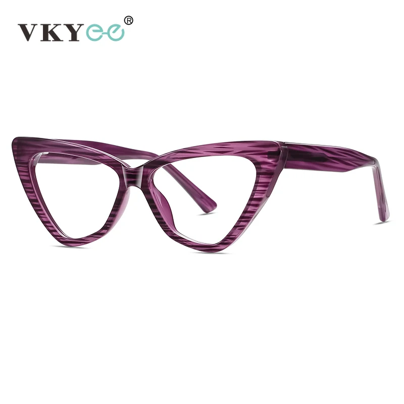 VICKY Personalized Geometric Design Photochromic Progressive Multifocal Blue Light Protection Glasses Customizable Prescription