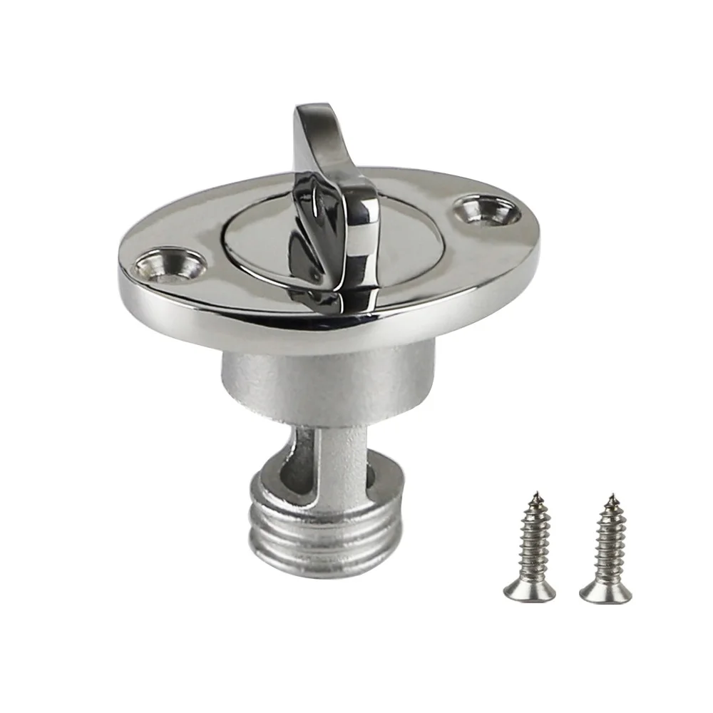 1PC 316 Stainless Steel Water Plug Tail Outlet Drain Boat Silk Plugging Kayak Water Plug Hatge Sewage Vent