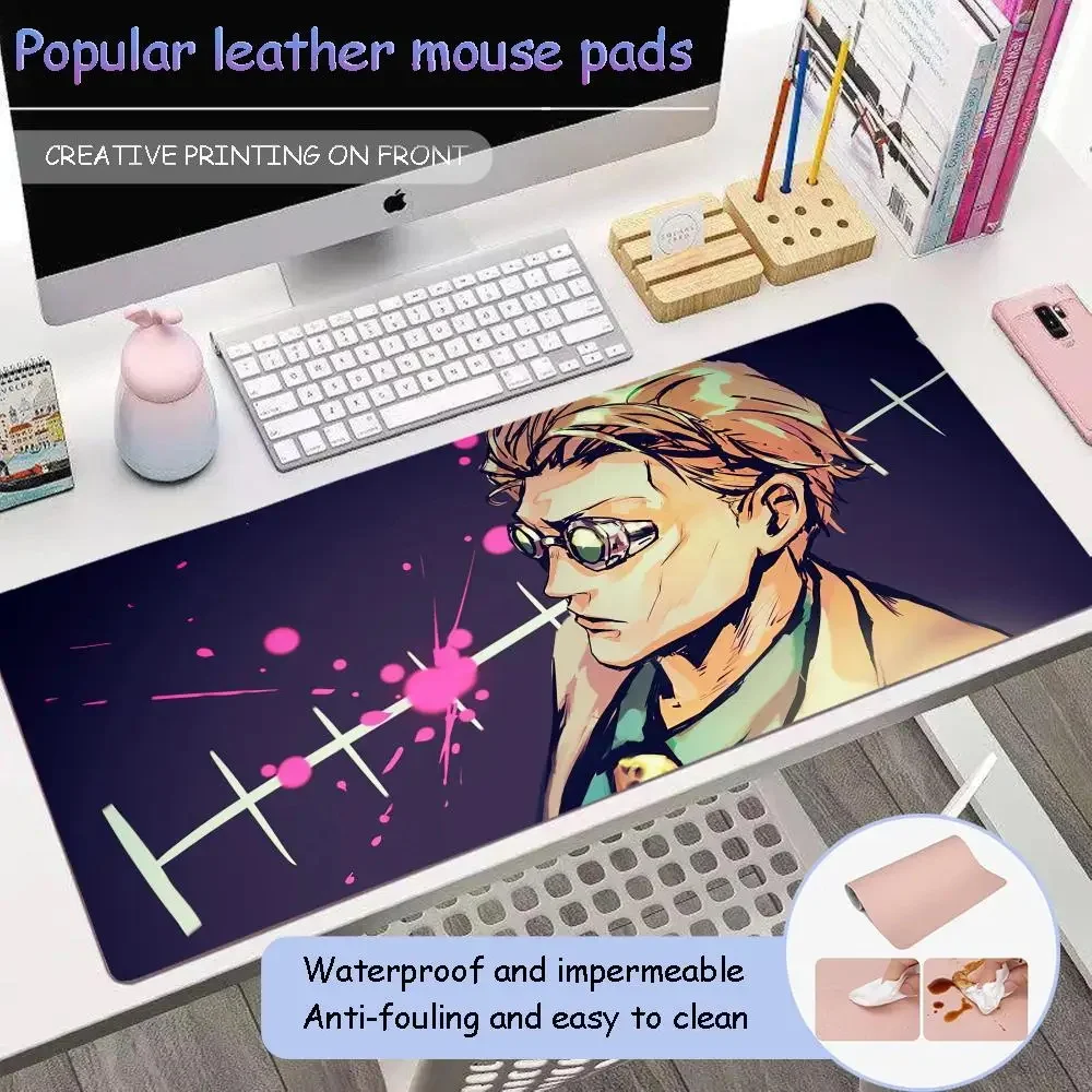 Hübsche Charaktere in Anime k_kento n_nanami Mauspad neue Pu Leder Maus Kawaii Pad wasserdicht Home Office Control Desk Pad