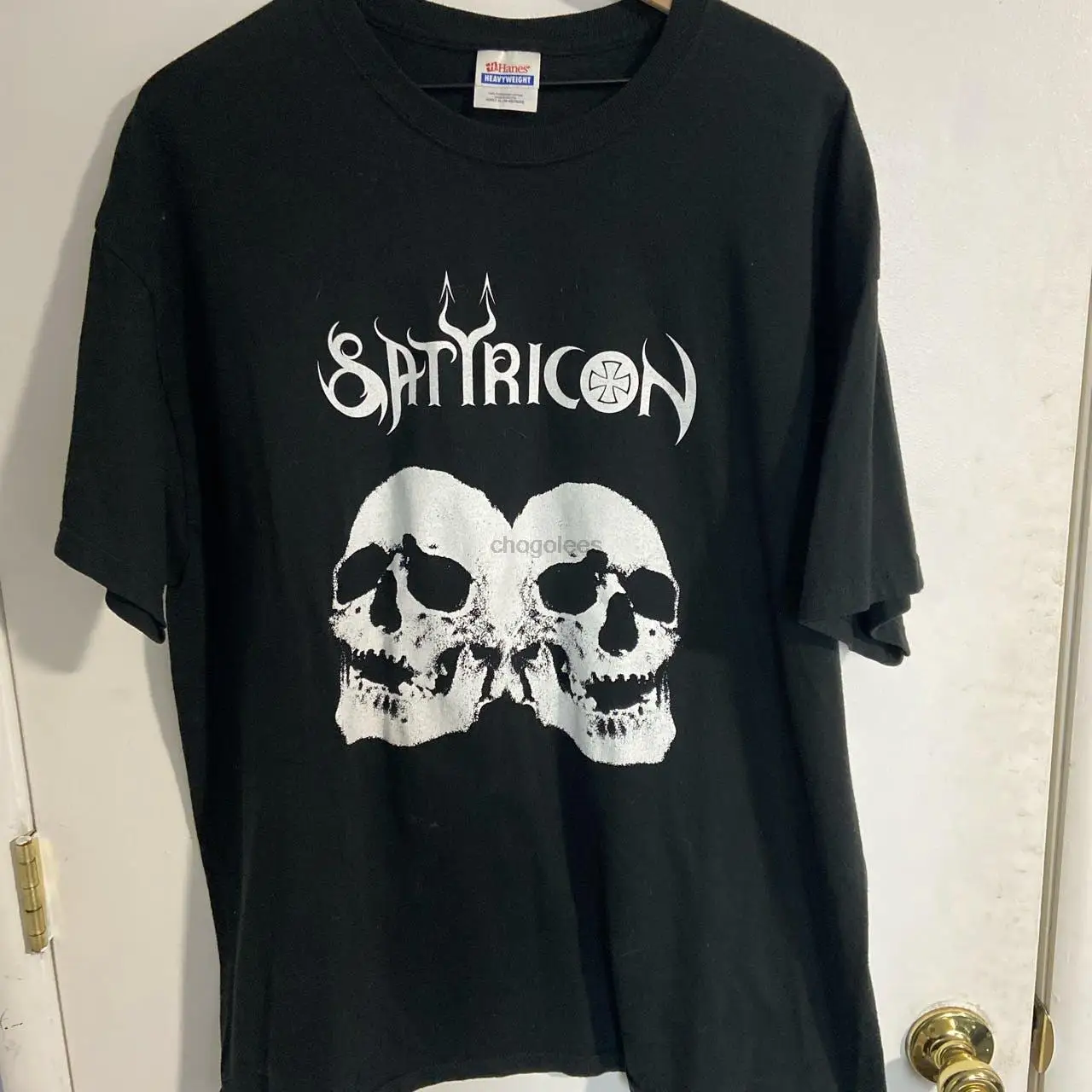 Vintage Satyricon Skull Tee men t shirt