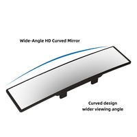 Car Rearview Mirror Clip-On HD Wide-Angle Anti-Fog And Anti-Glare Curved Mirror For Reversing Assistance