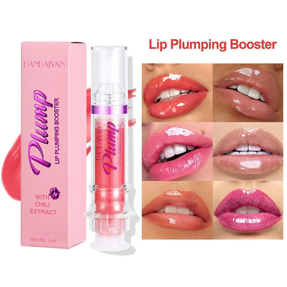 Dudu Lip Needle Tube Mouth Red Moisturizing Lip Oil Lip Spicy Makeup Balm leggermente Lip trasparente Lasting Cosmetics Glaze V7A9