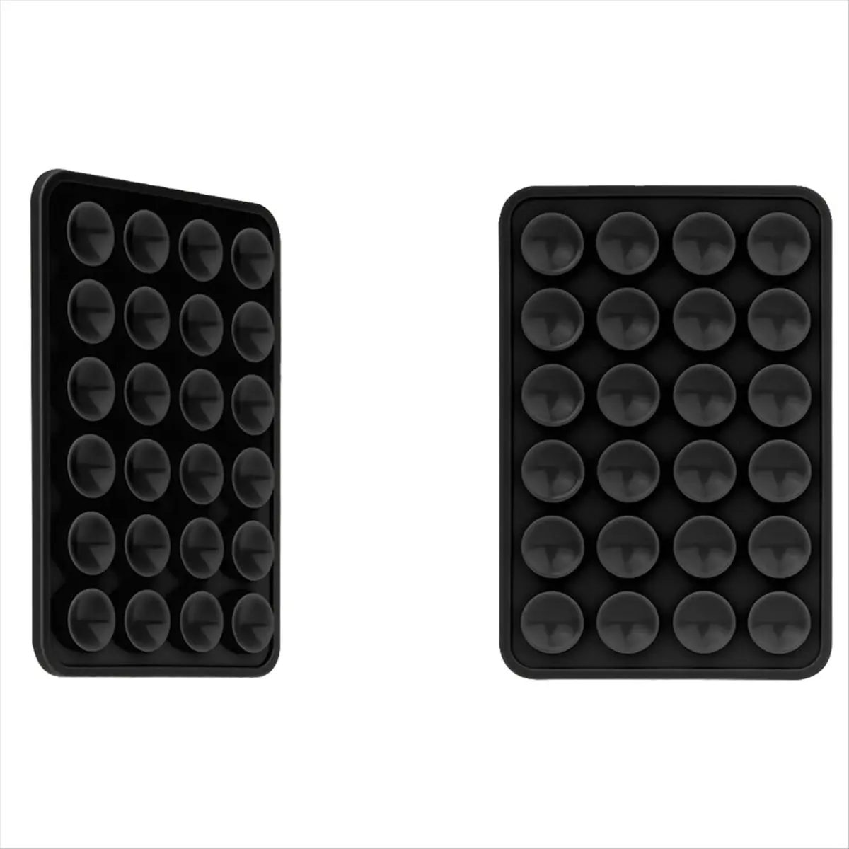 AA80 Silicone Suction Phone Case Mount, Hands-Free Holder, Silicon Adhesive Phone Stand Sticky Black