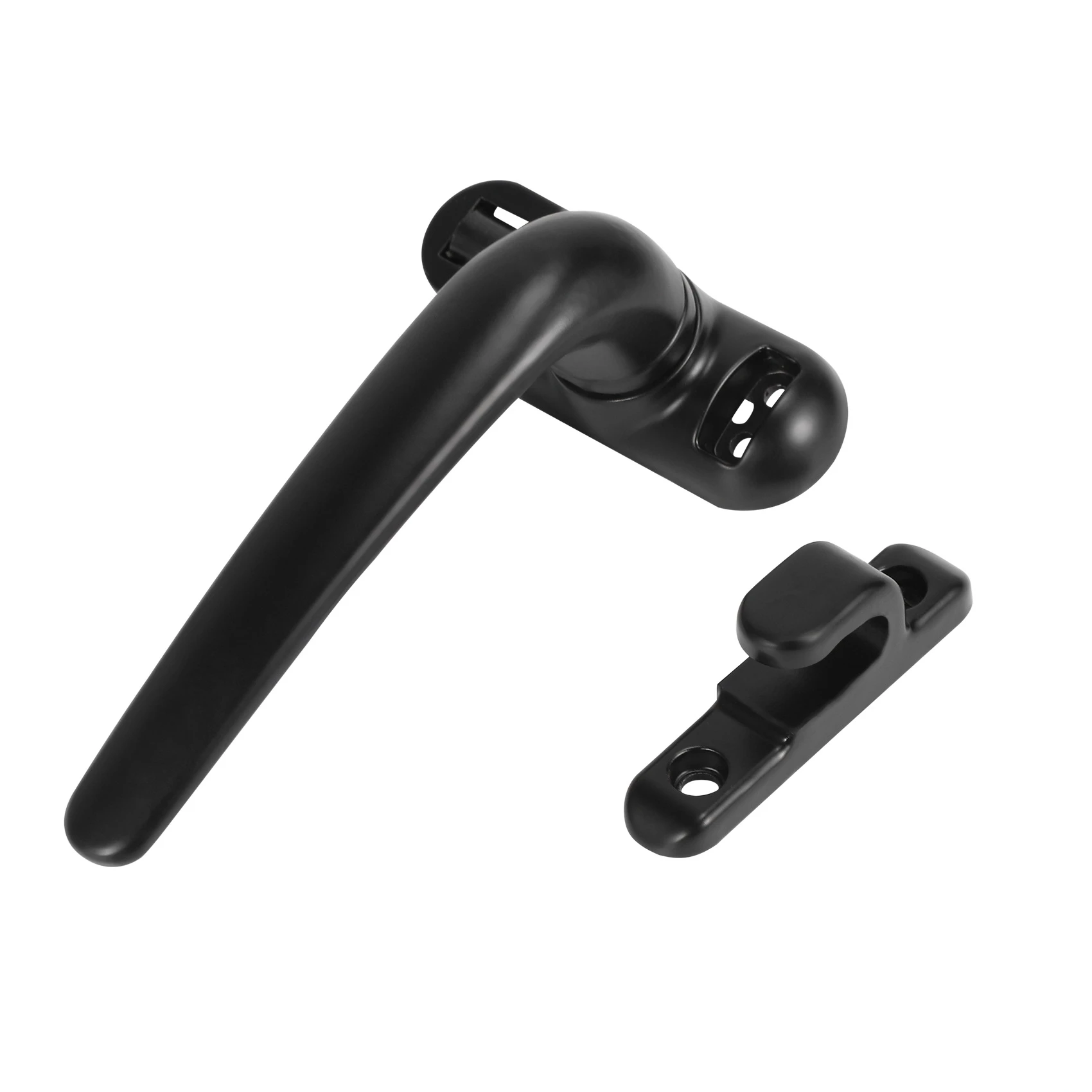 

N09R Door and Window Handle Lock Casement Window Lock Wheel Handle Black