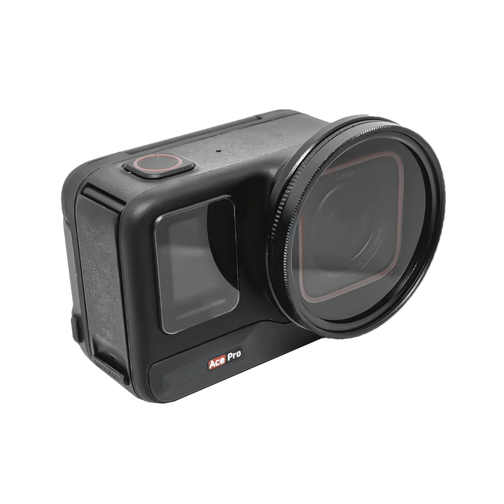 غطاء عدسة حماية من الآشعة البنفسجية لـ Insta360 Ace Pro ، حلقة مهايئ الفلتر ، فلاتر CPL و ND8 ، 49