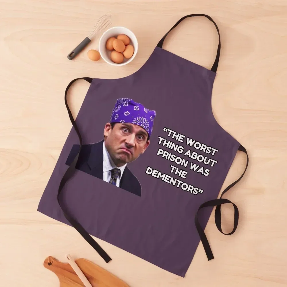 

Prison Mike - Dementors T-Shirt Apron Waterproof Kitchen Woman Kitchen For Men Hairdresser Apron