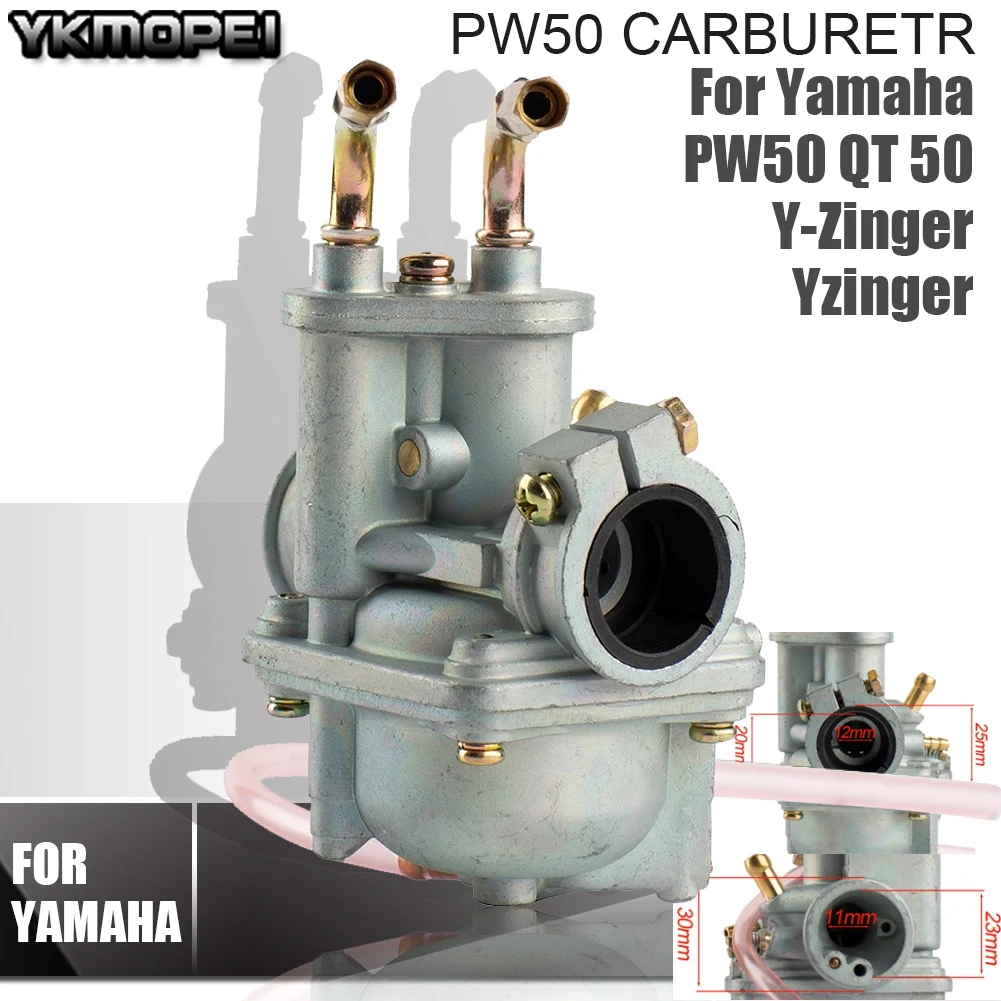 Motorcycle Carburetor Bike 50cc Carb Carburettor For Yamaha PW50 PW 50 1981-2009 Dirt Pit Bike Enduro Motocross Accessories