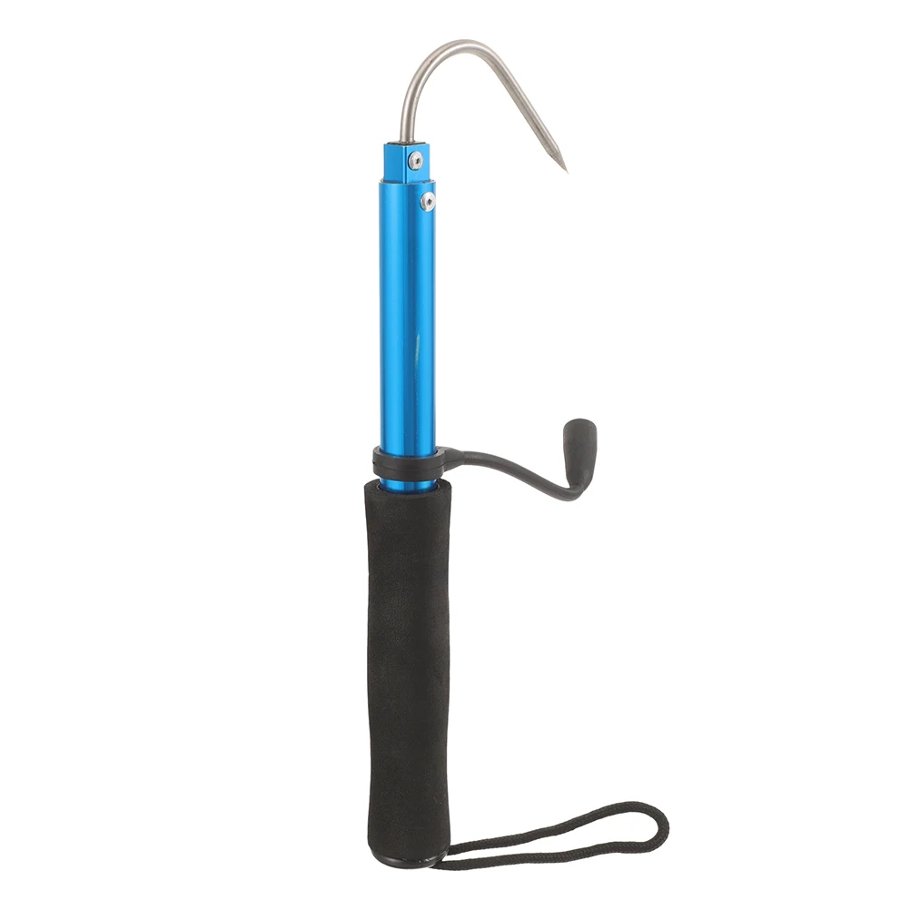 

s Telescopic Fork Rubber Handle Extensible Extensiable Ice Fishing Rod Anchor Hook Ice Fishing Rod Gear Stainless Steel Pliers