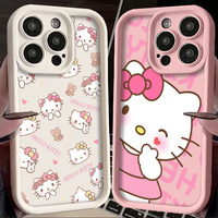 Sanrio Hello Kitty Flower Phone Case for Xiaomi POCO X6 X5 X4 GT F3 F4 F5 M6 Pro X3 NFC Mi 13T 12T 11T 13 12 11 Lite 5G NE Cover