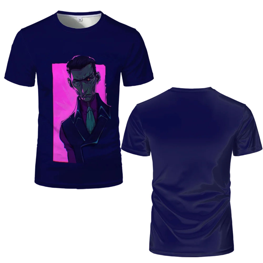 Arcane Season 2 Jinx T-shirts League Of Legends 3D Printing Caitlyn Viktor Street Oversized Tees Casual Holiday Tops Men\'s Gifts