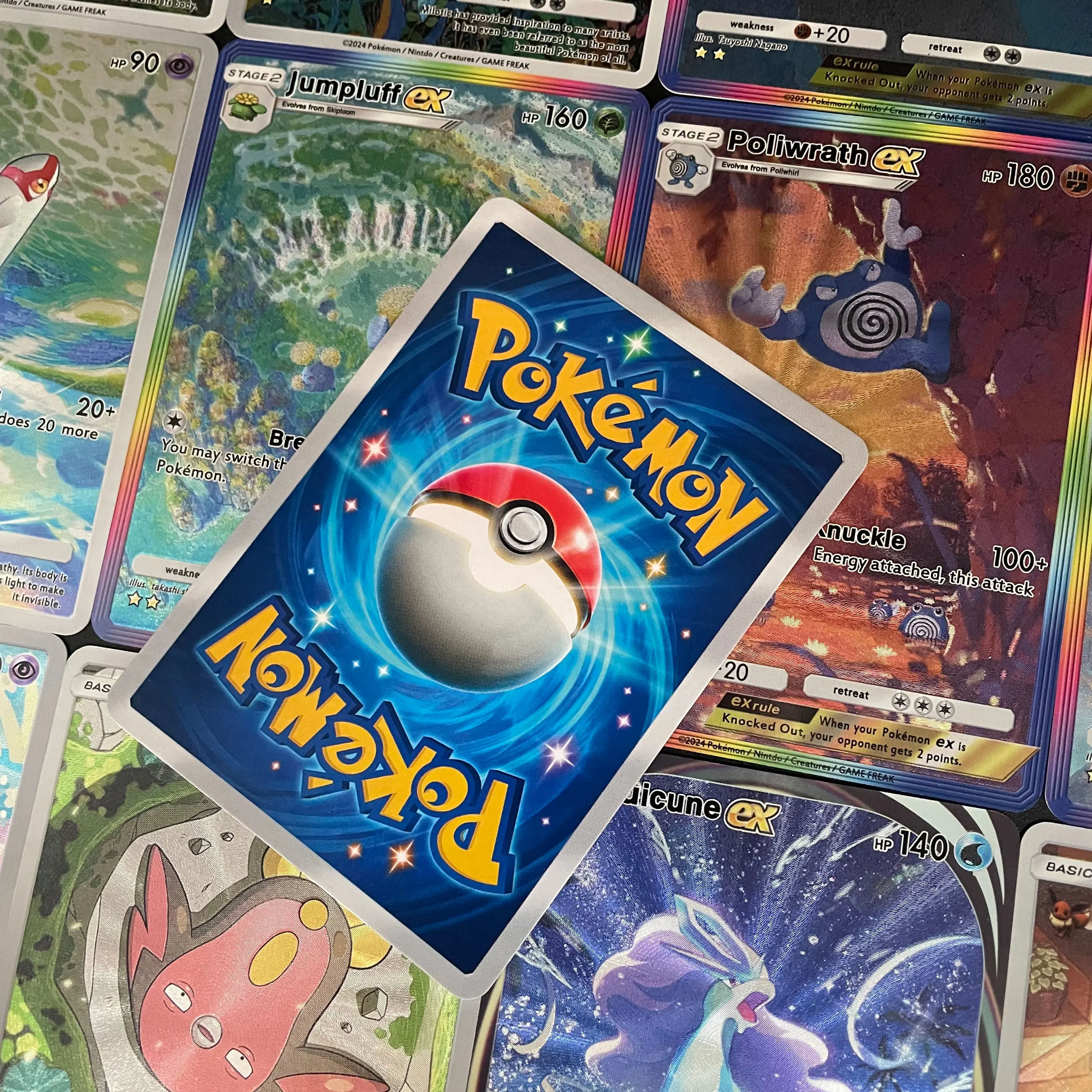 Diy Ptcg Pocket The 25Th Installment Pikachu Crawdaunt Eevee Slurpuff Textured Rough Flash Rough Color Flash Collection Card