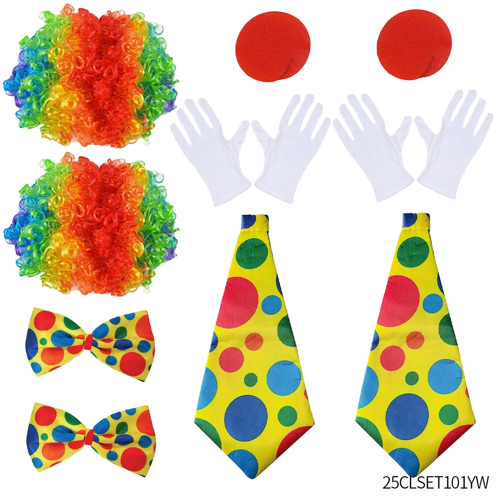 

Костюм для косплея на Хэллоуин с тематикой клоуна для мужчин и женщин — подходит для вечеринок, карнаведей и других жутких сцен