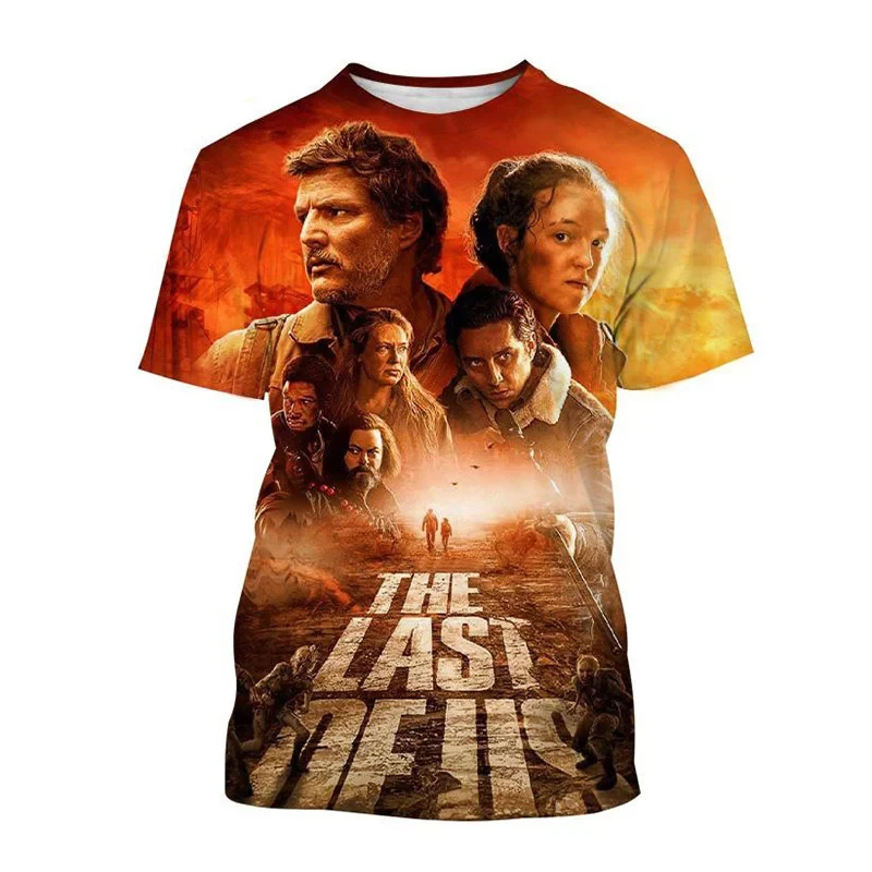 The Last Of Us T-Shirts Game 3D Print Streetwear Men Women Casual Fashion Oversized Short Sleeve T Shirt Kids Tees Tops Clothing