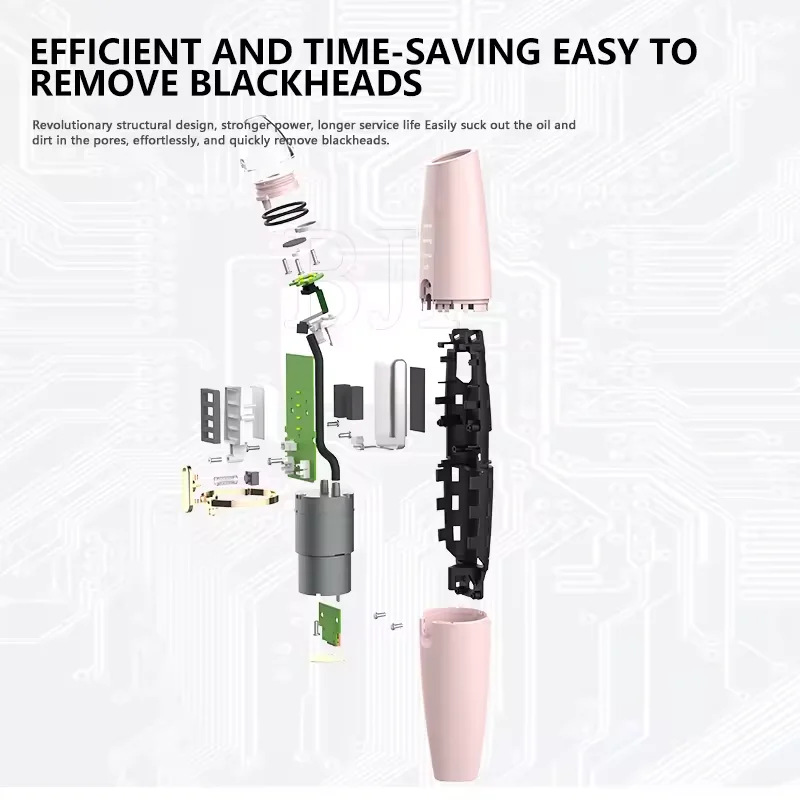 المكتبة الذكية الصغيرة المياه المائية الكهربائية فقاعة المسام الأنظف الوجه أداة آلة جهاز فراغ مزيل الرؤوس السوداء #5