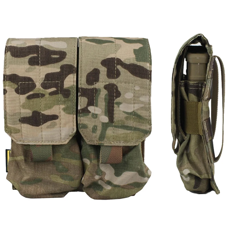 Emersongear For LBT Style M4 Double Magazine Pouch 556 MOLLE Combat Mag Bag Outdoor Holder Airsoft Hunting Trekking Nylon