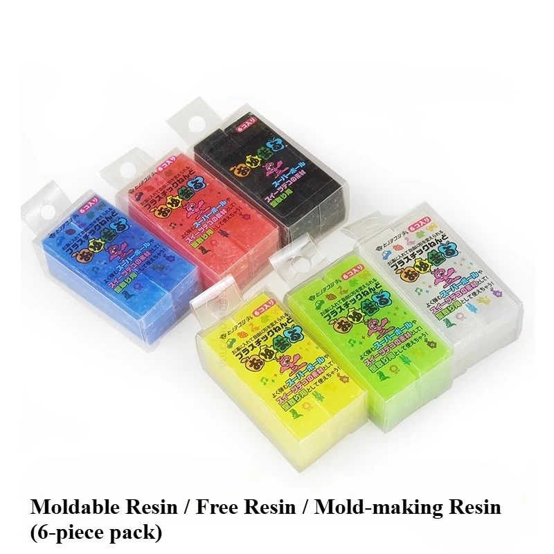 6 Pieces Per Pack Malleable Resin for DIY Handicraft Replication of The Figurine Model Auxiliary Material for Ornaments Shaping