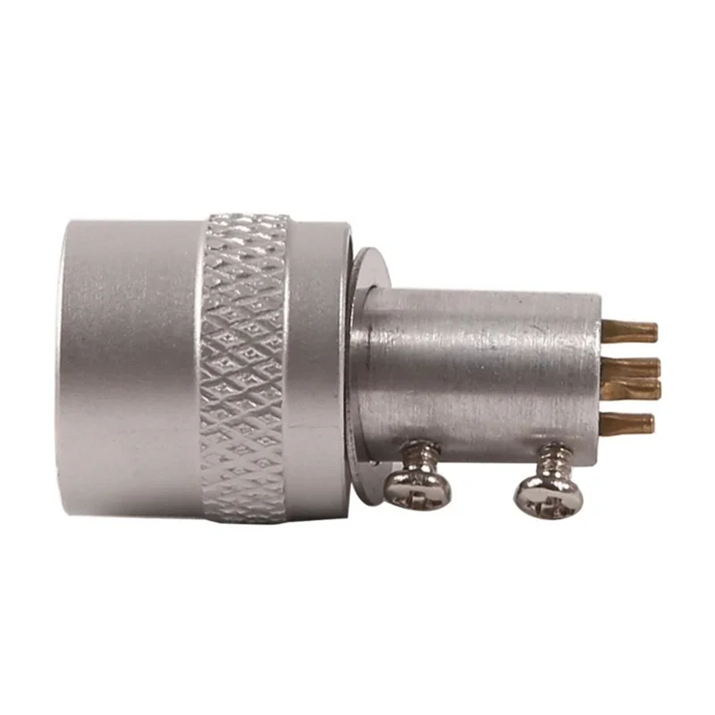 AT44-Aluminum Alloy SME Type Headshell Socket Connector 24K Gold Plated Pin For SME Turntable SL Series Vinylplayers, Easy To Us