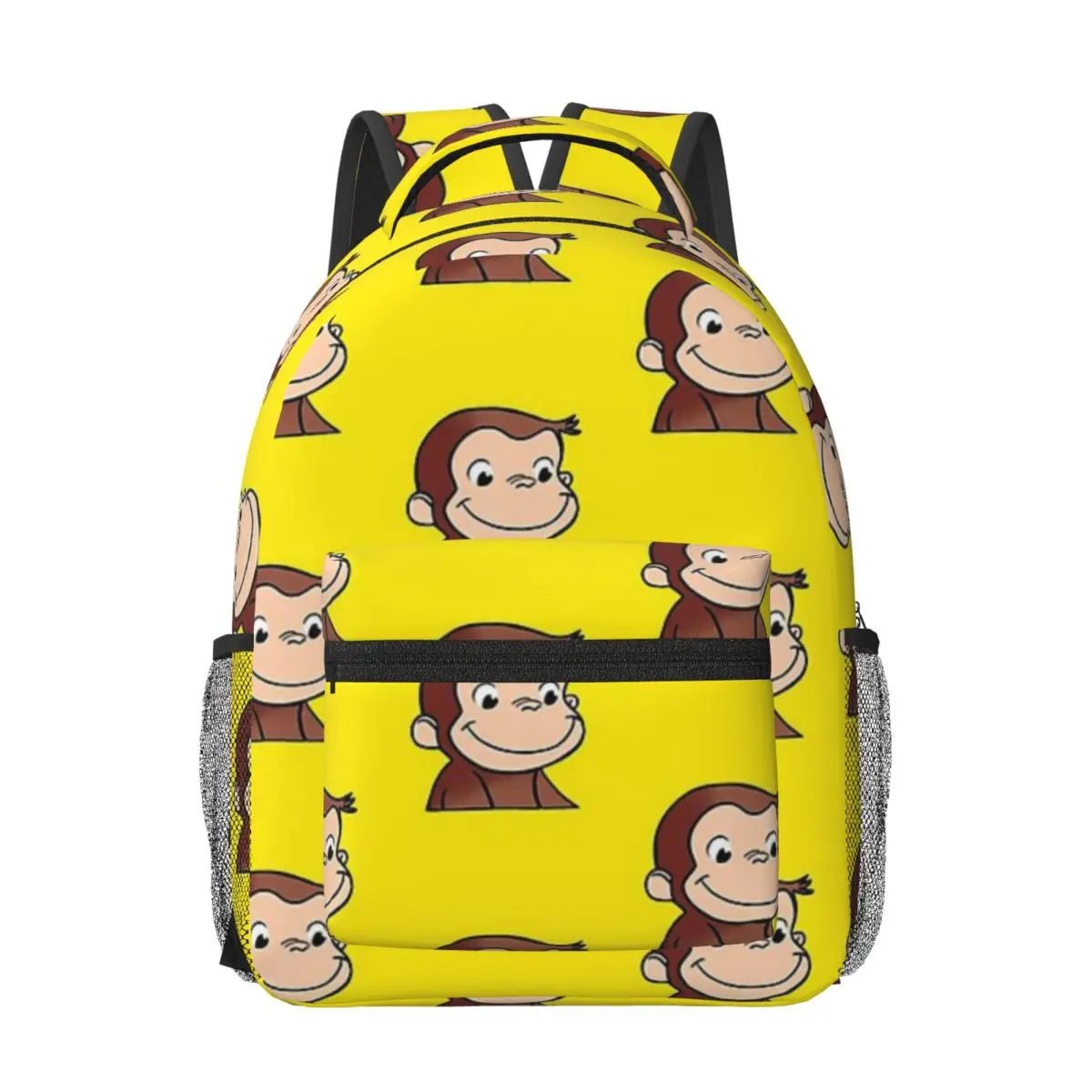 

Curious George Woman Backpacks Boys Girls Bookbag Fashion Children School Bags Portability Travel Rucksack Shoulder Bag