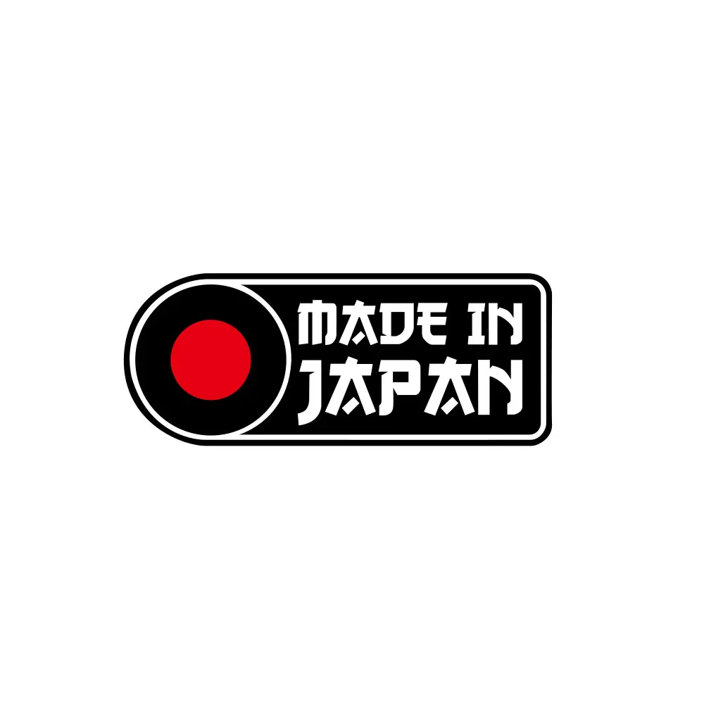 10,2 cm großer, in Japan hergestellter Flaggen-Aufkleber, Vinyl-Aufkleber, japanischer Auto-JDM-Aufkleber für Honda