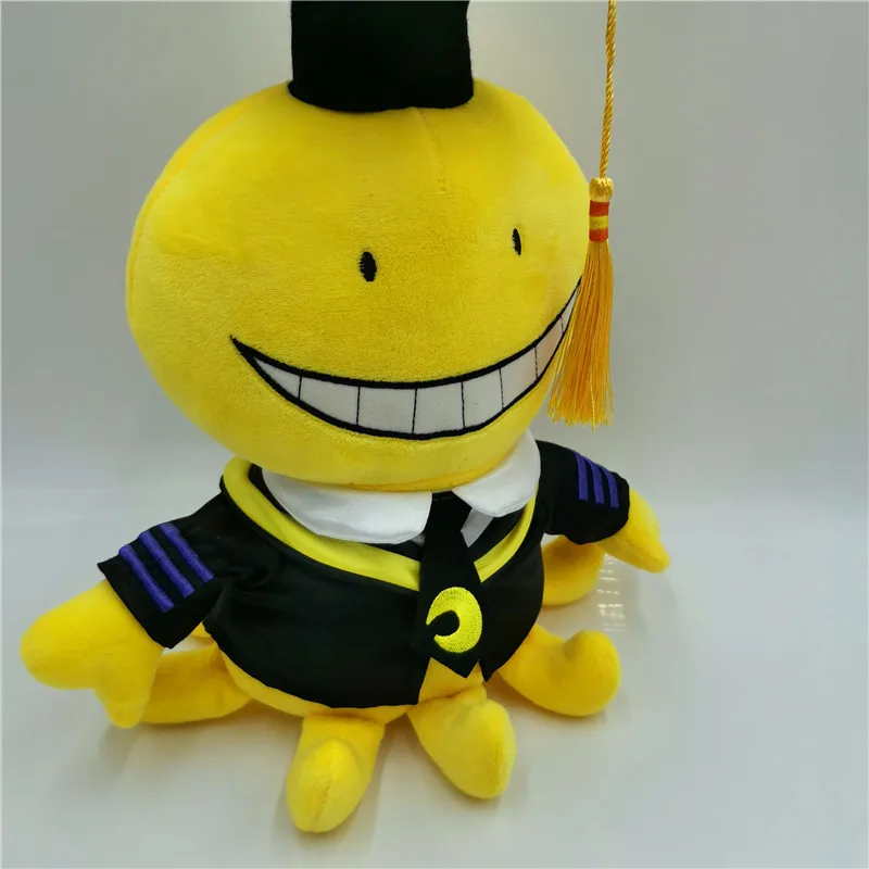 Cute Octopus doll Korosensei Koro Sensei Teacher Plush Stuffed Toys Cartoon Animals Dolls Graduate Kids Assassination Classroom