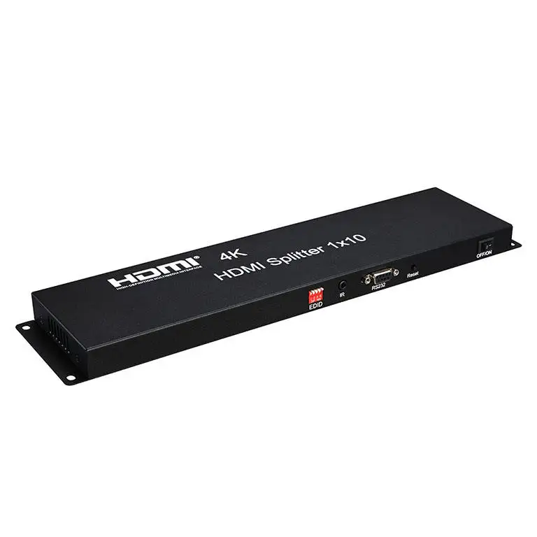 4K 30 هرتز HDMI الفاصل 1 في 10 خارج HDMI موزع الفيديو 1x10 فيديو متعدد الشاشات الفاصل مكبر للصوت لأجهزة الكمبيوتر المحمول إلى شاشة التلفزيون