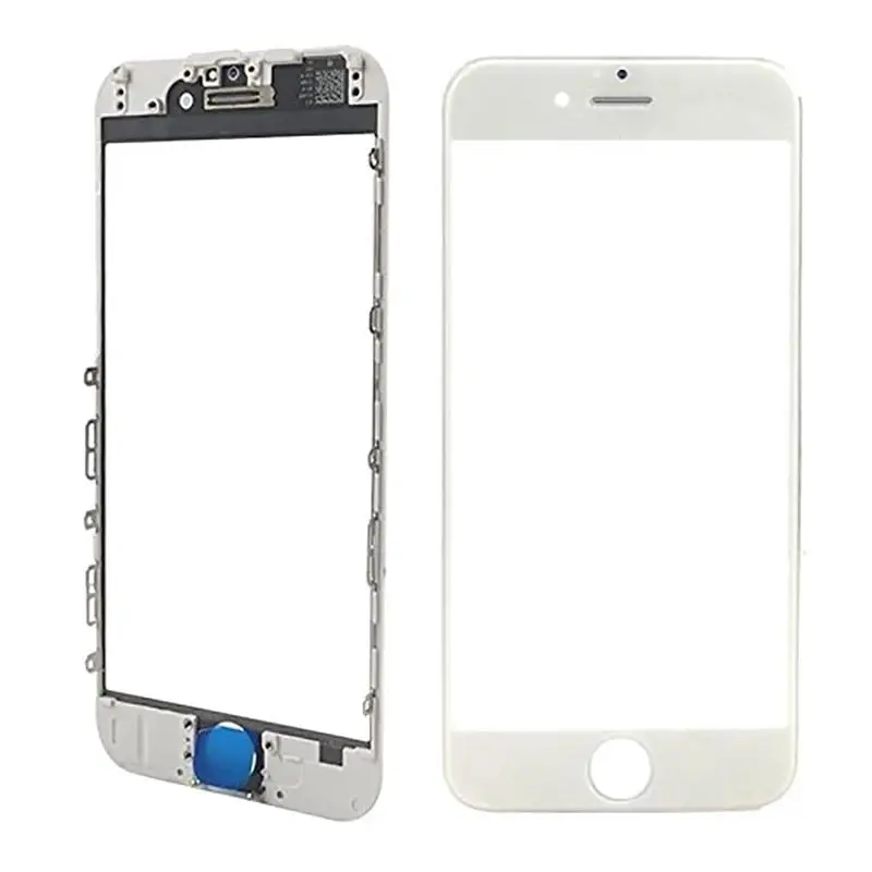 Outer Glass +OCA For iPhone 6 6Plus 6s 6sPlus 7G 7 Plus Replacement Front Outer Screen Glass Lens Cover LCD With Frame