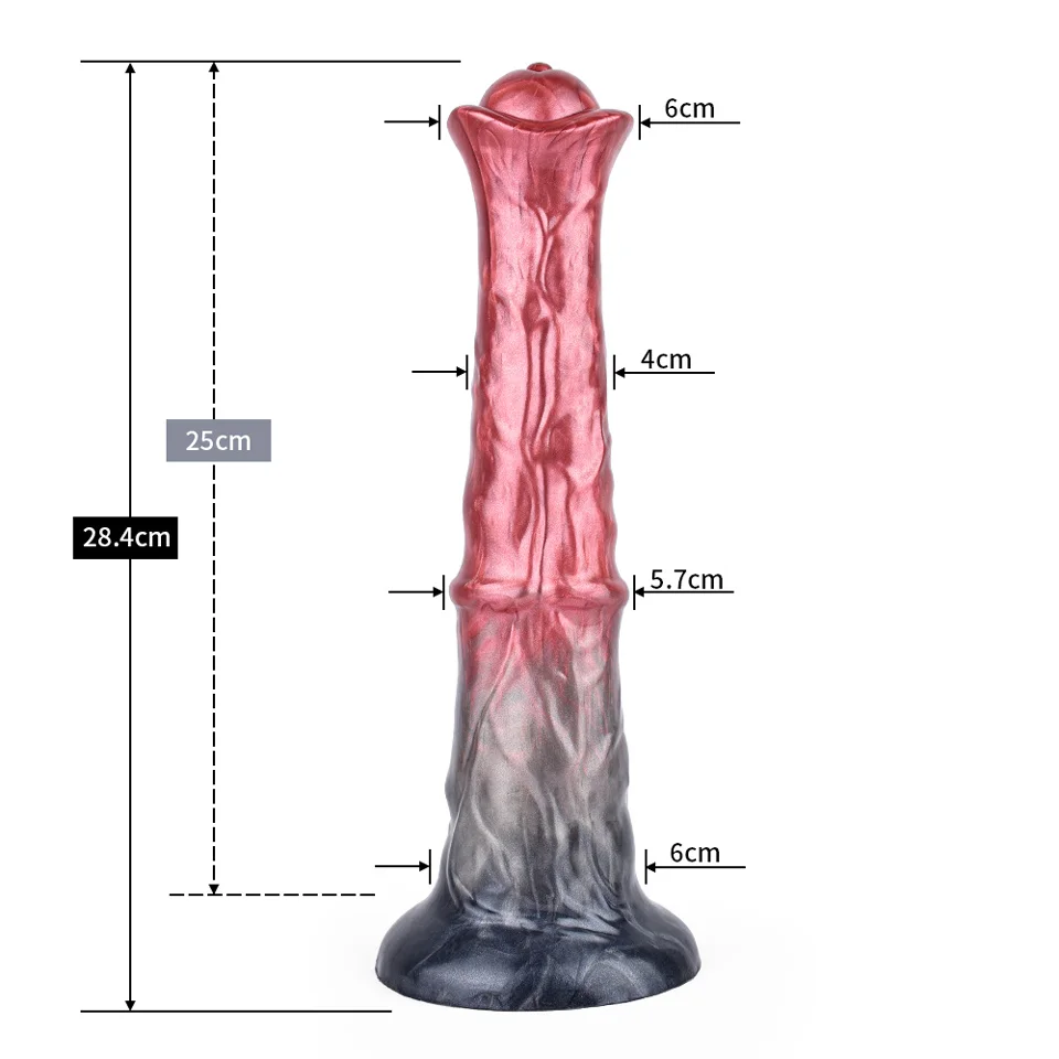 ROUGH BEAST Big Horse Dildos with Suction Cup for Sex Machine,Silicone Multi Color Animal Dildos Sex Toys for Women Men