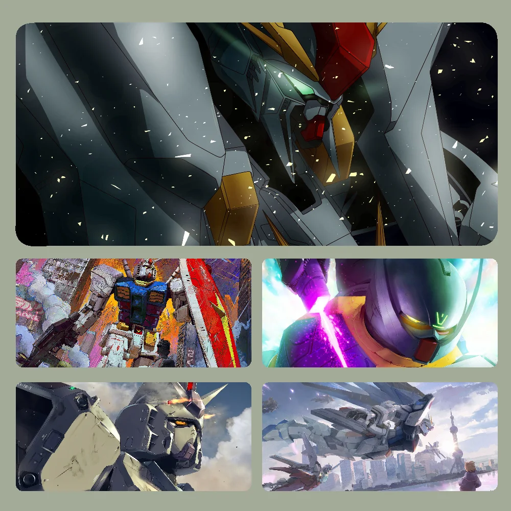 

G-Gundam Mousepad Large Computer Gaming Accessories MousePads Desk Mats Anti-slip Laptop Soft Mouse Pad