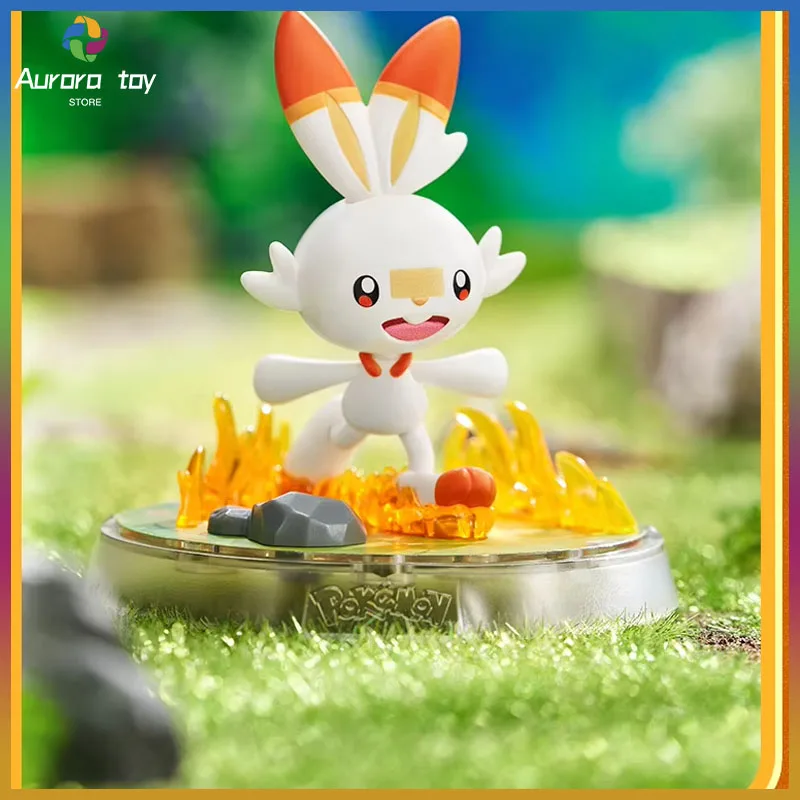 オリジナルブローキーズ-ポケモン-クラシックバージョン-s-3個セット（マンチラックス＋スコルバニー＋フシギダネ）オーナメントトイ-アニメグッズ-コレクタブル