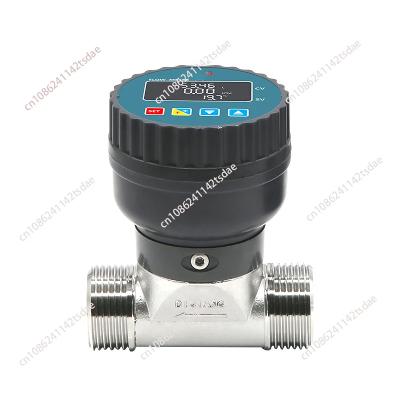 Digital flowmeter sewage pipe water pipe runoff stainless steel valve body wear resistance 485 data transmission