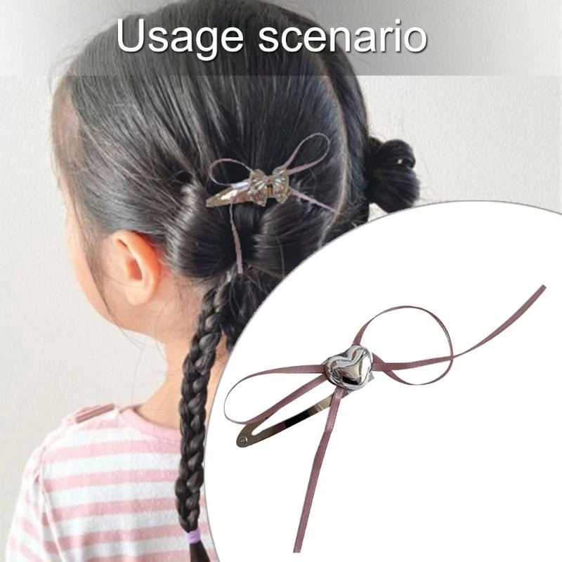 아이 헤어 핀 독성 헤어 핀 아기 헤어 액세서리 아이 헤어 클립 업그레이드 4xBC